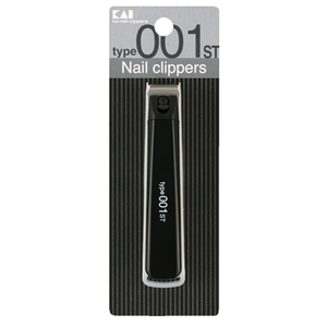 貝印 Nail Clippers ツメキリ type001M ST 黒 KE0117ﾂﾒｷﾘ001MSTｸﾛ-イメージ1