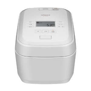 日立 圧力IH炊飯ジャー(5．5合炊き) 圧力&スチーム ふっくら御膳 フロストホワイト RZ-V100JM-W-イメージ2