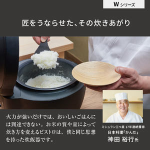 パナソニック 可変圧力IH炊飯ジャー(5．5合炊き) Bistro ブラック SR-W10BB-K-イメージ9