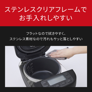 パナソニック 可変圧力IH炊飯ジャー(5．5合炊き) ブラック SR-N310D-K-イメージ15