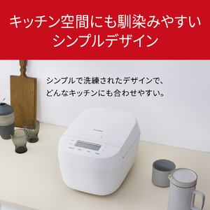 パナソニック IH炊飯ジャー(5．5合炊き) ホワイト SR-N210D-W-イメージ14