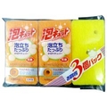 オーエ 泡キュット　ソフトスポンジ3P ｱﾜｷﾕﾂﾄｷﾂﾁﾝｽﾎﾟﾝｼﾞｿﾌﾄ3P