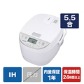 東芝 IH炊飯ジャー(5．5合炊き) ホワイト RC-10HW(W)
