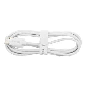 イツワ商事 USB-A to Tupe-C(1．2m)PVCケーブル e angle select ホワイト EDCA03WH-イメージ2